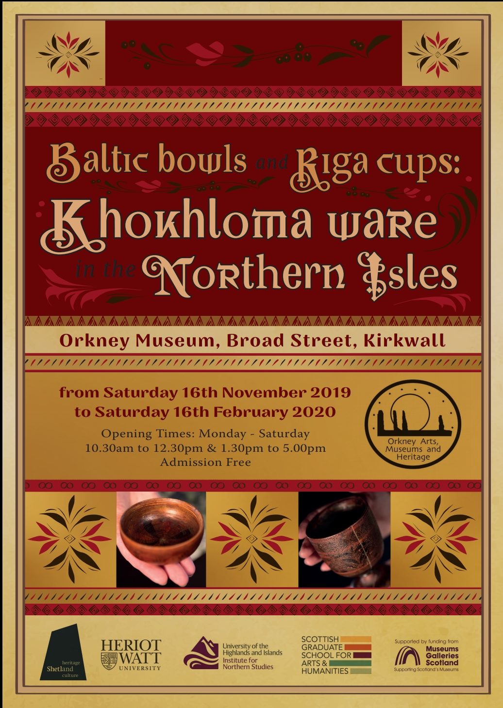 Talk Khokhloma ware poster
